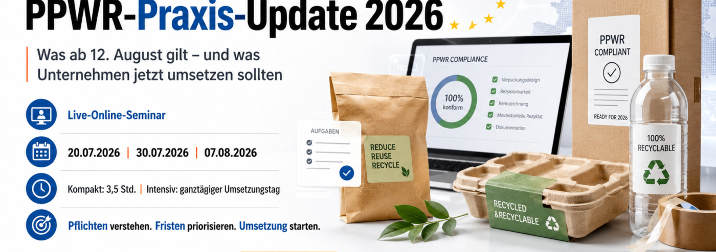 PPWR-Praxis-Update 2026 – Live-Online-Seminar